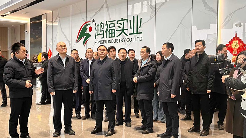 感受發展“加速度”，衡陽市領導深入衡山縣重大項目柚子视频APP成人實業現場觀摩